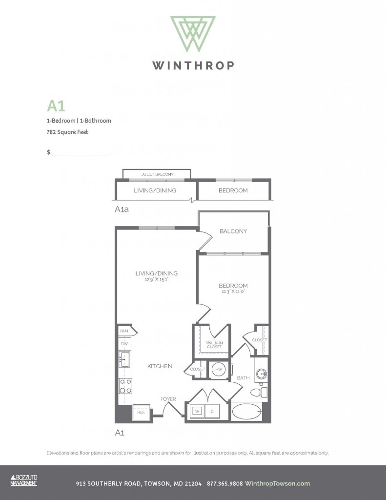 Winthrop floor plans