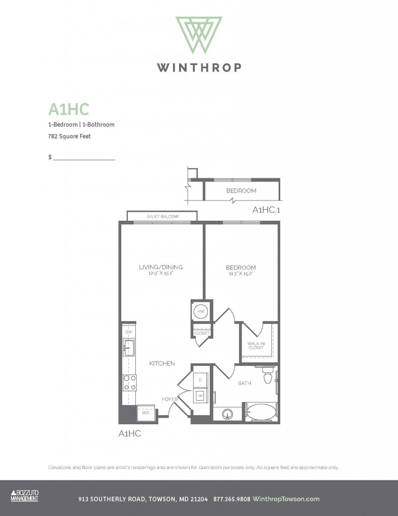 Winthrop floor plans