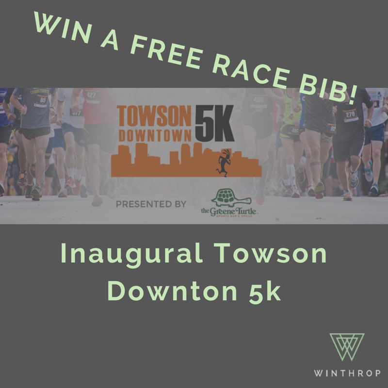 Win a Free Bib to Downtown Towson 5k