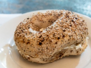 Start the Day With an Everything Bagel Topped With Cream Cheese at Einstein Bros. Bagels